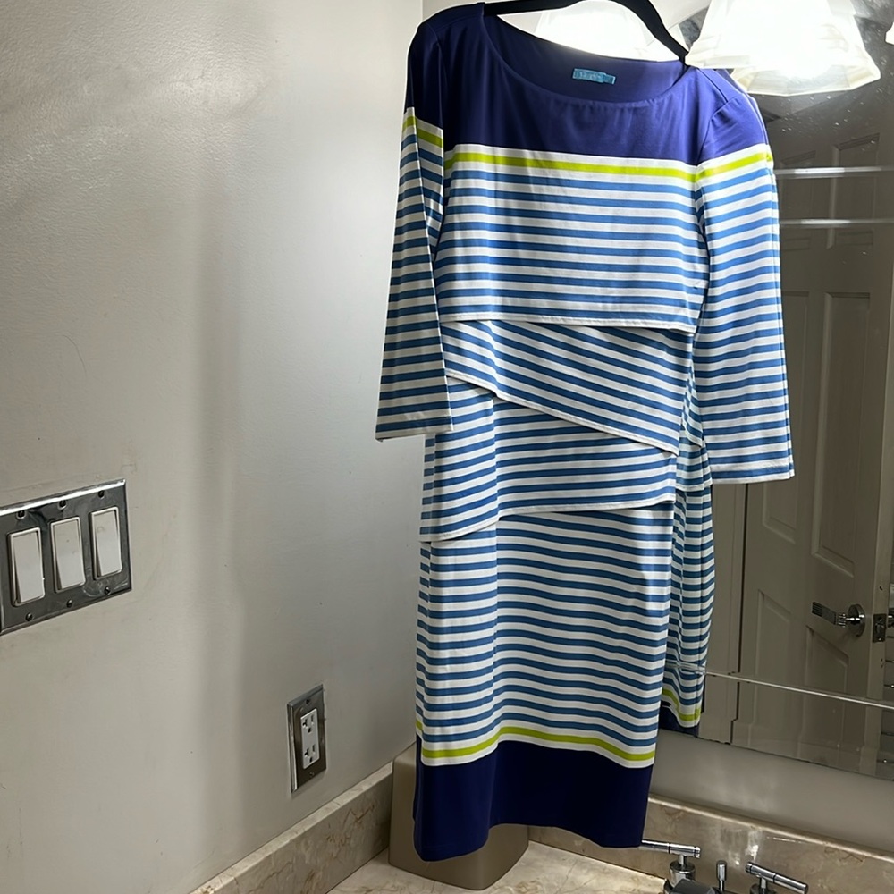 J. Mcglaughlin striped small dress